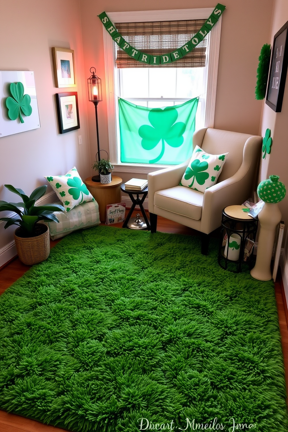 Reading Nook St Patricks Day Decorating Ideas 15