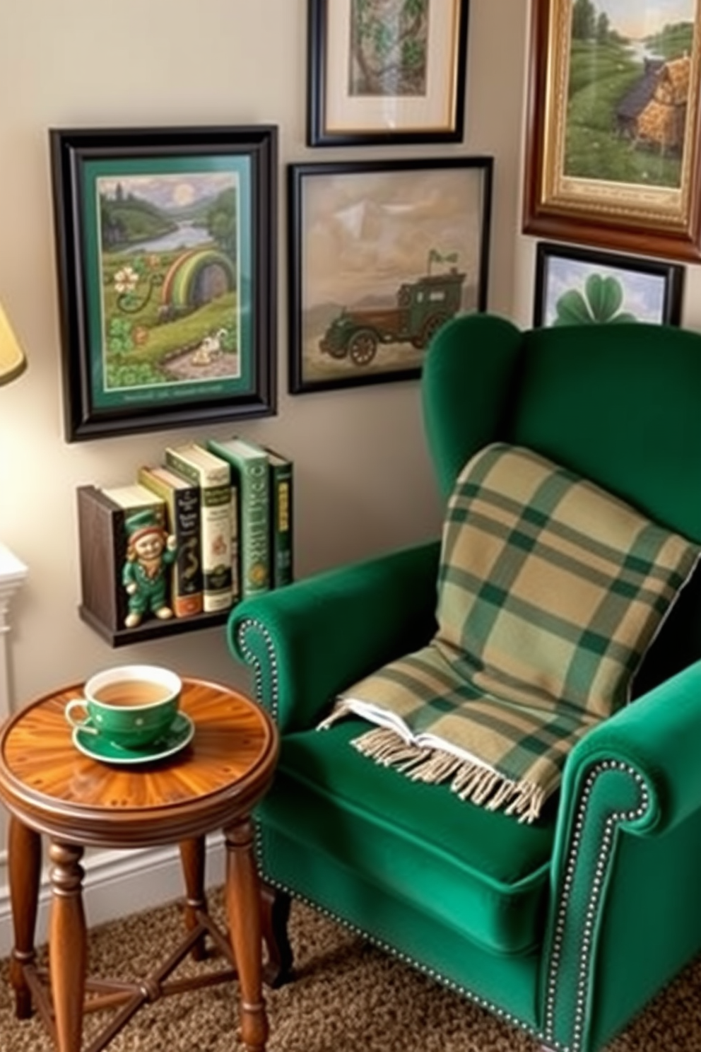 Reading Nook St Patricks Day Decorating Ideas 17