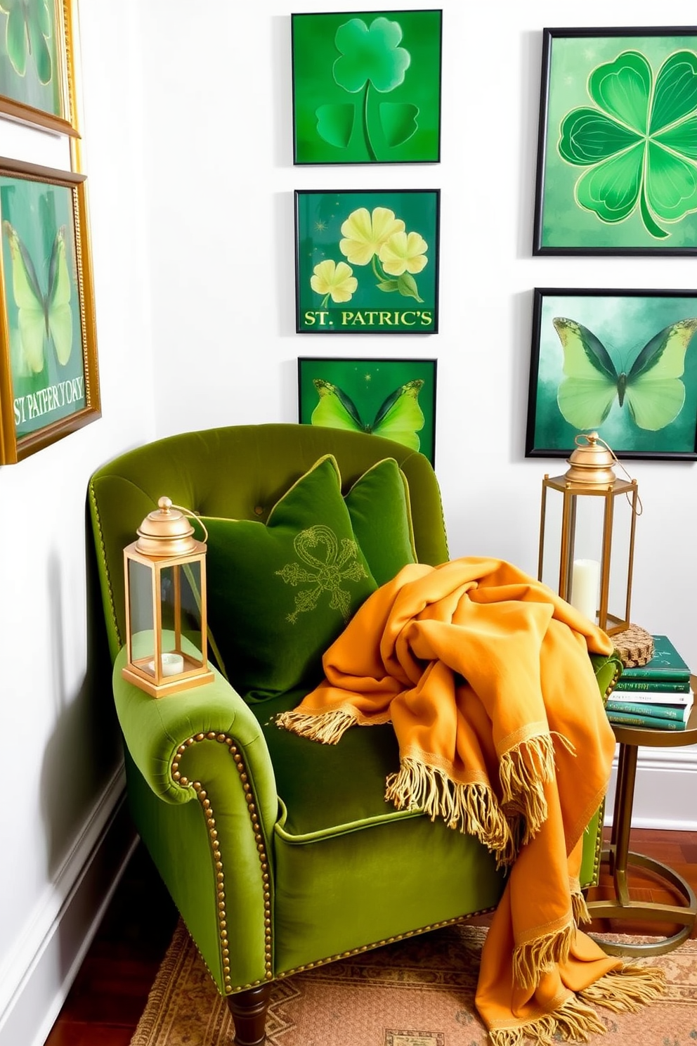 Reading Nook St Patricks Day Decorating Ideas 23