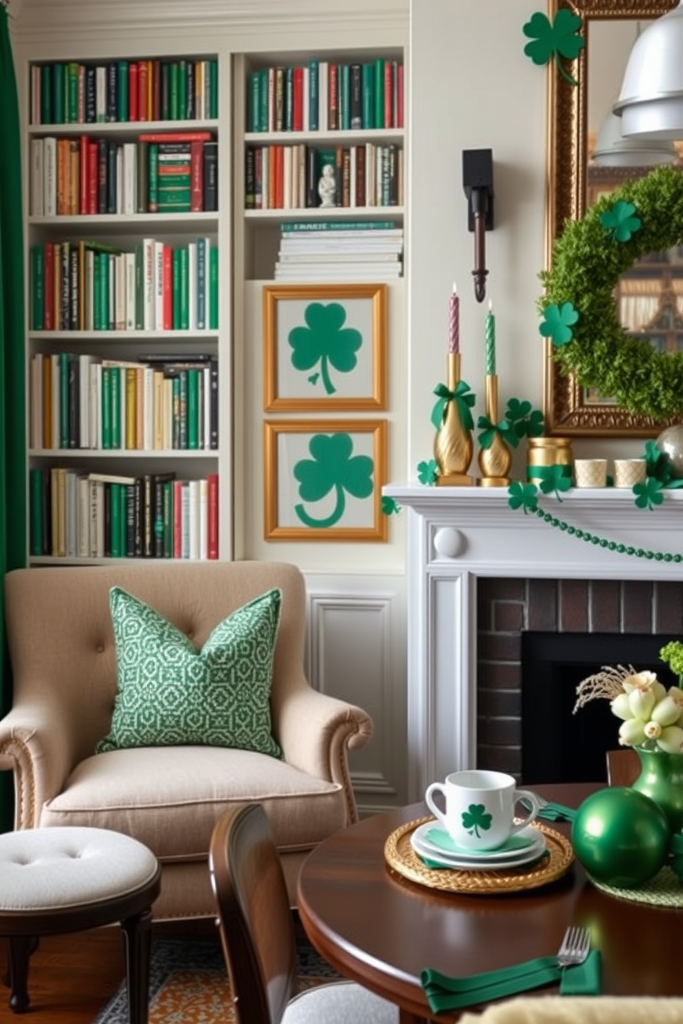 Reading Nook St Patricks Day Decorating Ideas 28