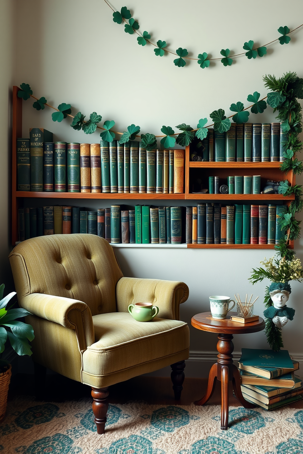 Reading Nook St Patricks Day Decorating Ideas 8