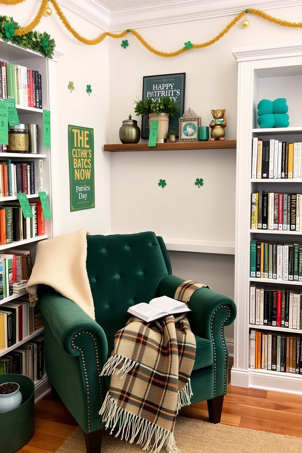 Reading Nook St Patricks Day Decorating Ideas 9