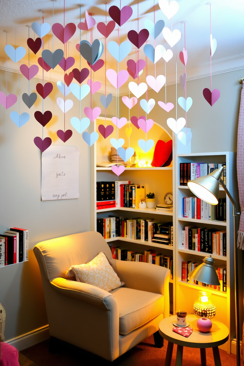 Reading Nook Valentines Day Decorating Ideas 12