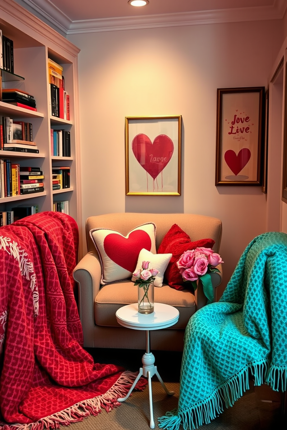 Reading Nook Valentines Day Decorating Ideas 19