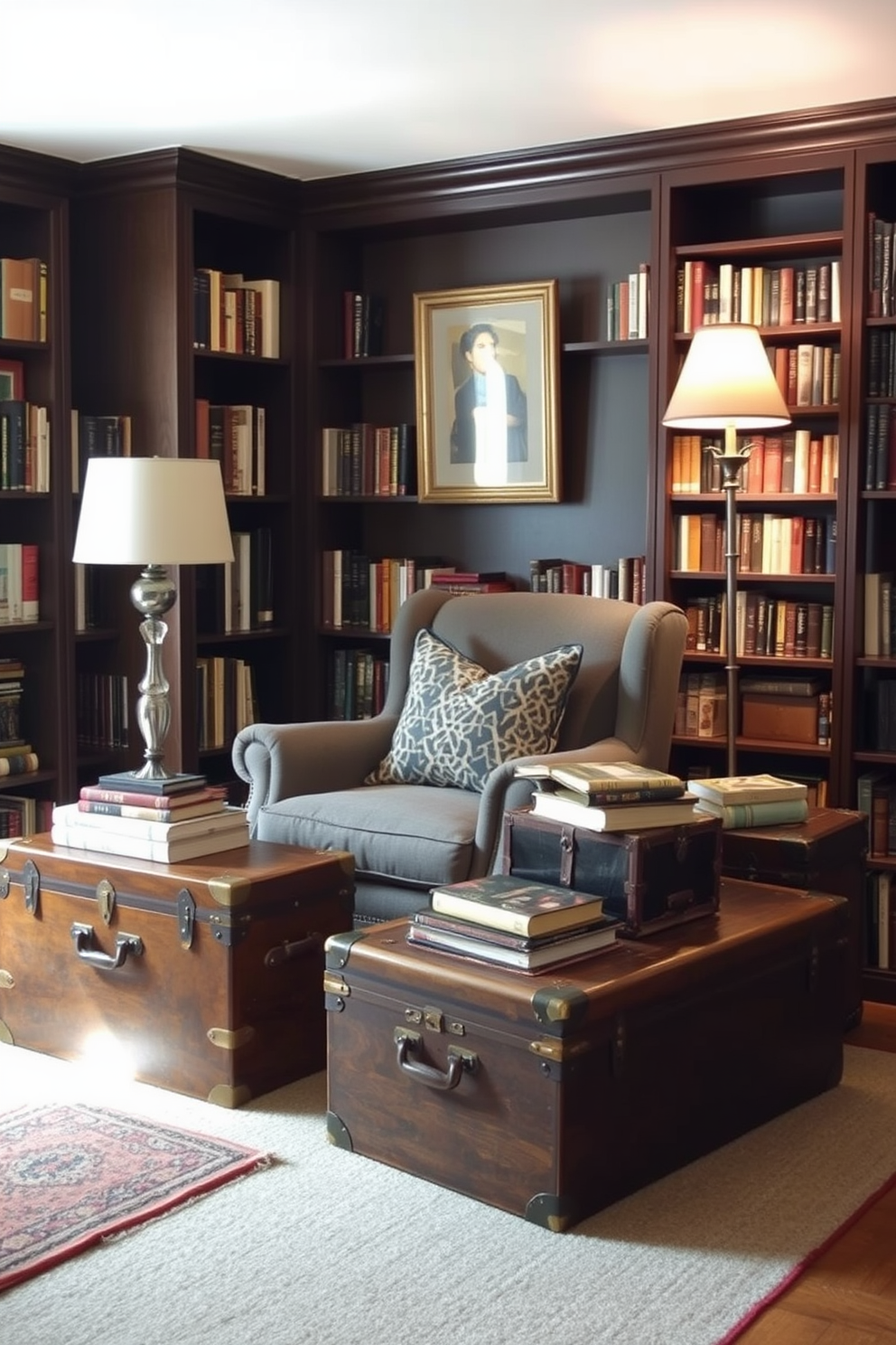 Reading Room Home Library Design Ideas 27