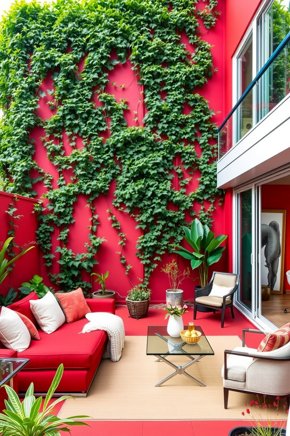 Red Apartment Design Ideas 18