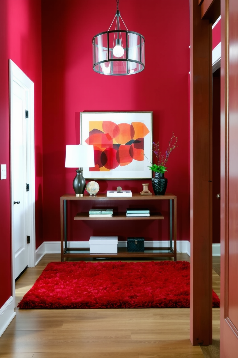 Red Apartment Design Ideas 24