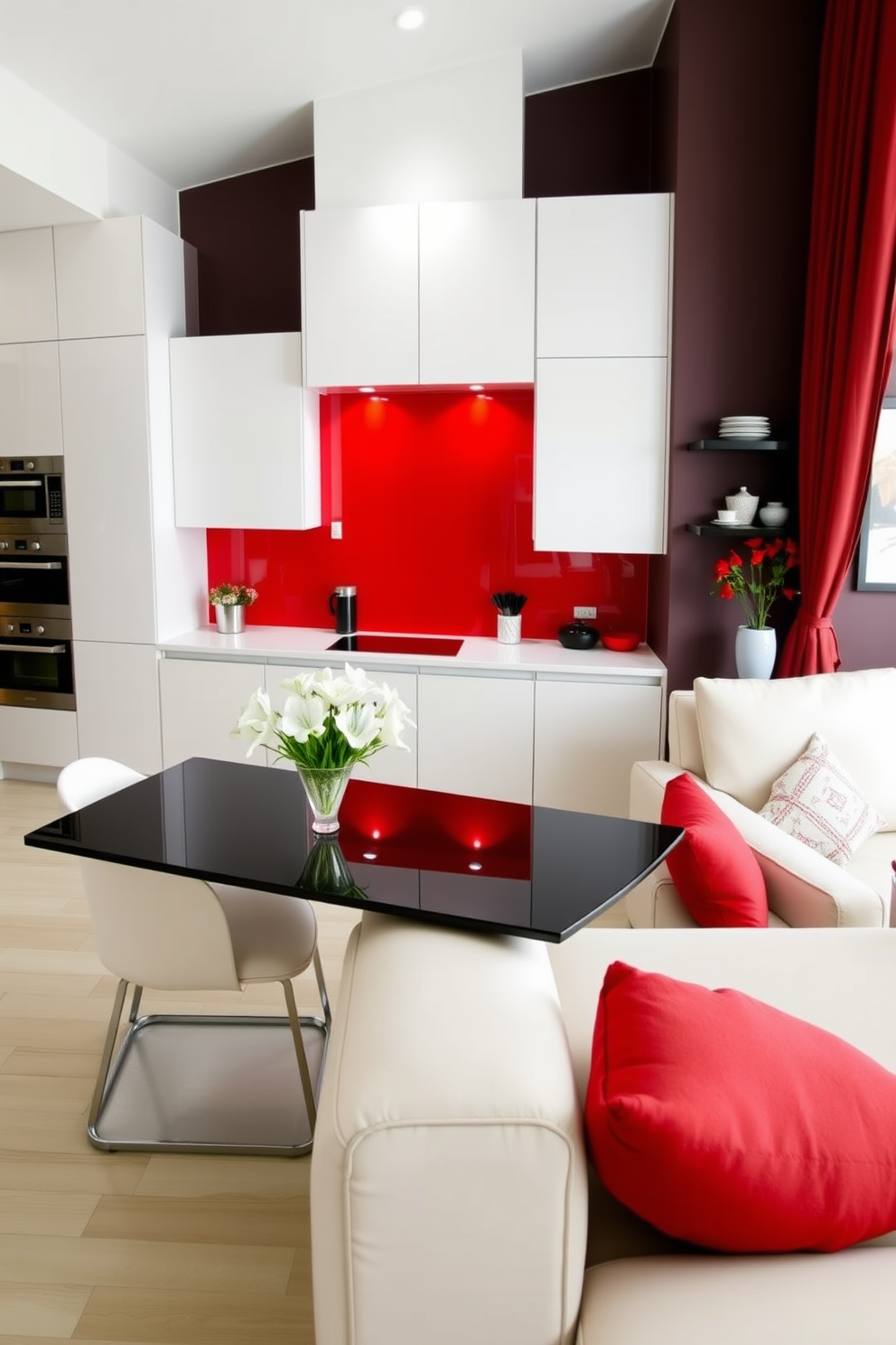 Red Apartment Design Ideas 28