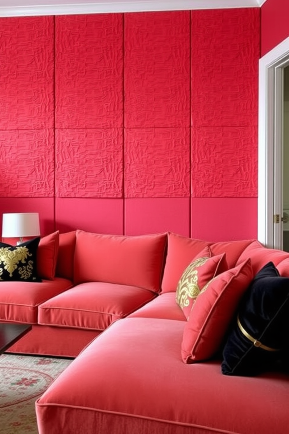 Red Living Room Design Ideas 17