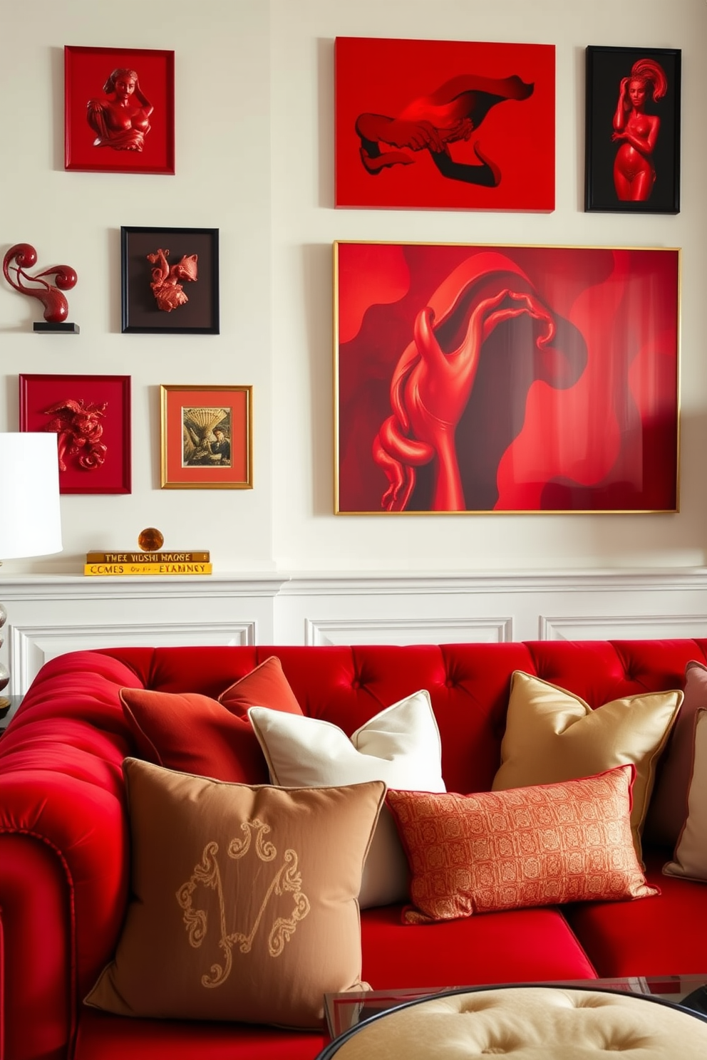 Red Living Room Design Ideas 18