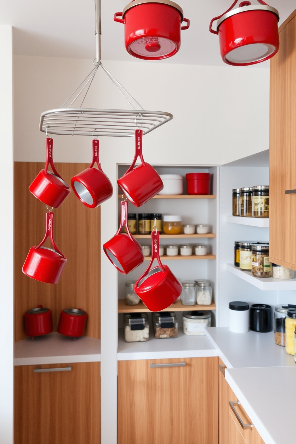 Red Pantry Design Ideas 18