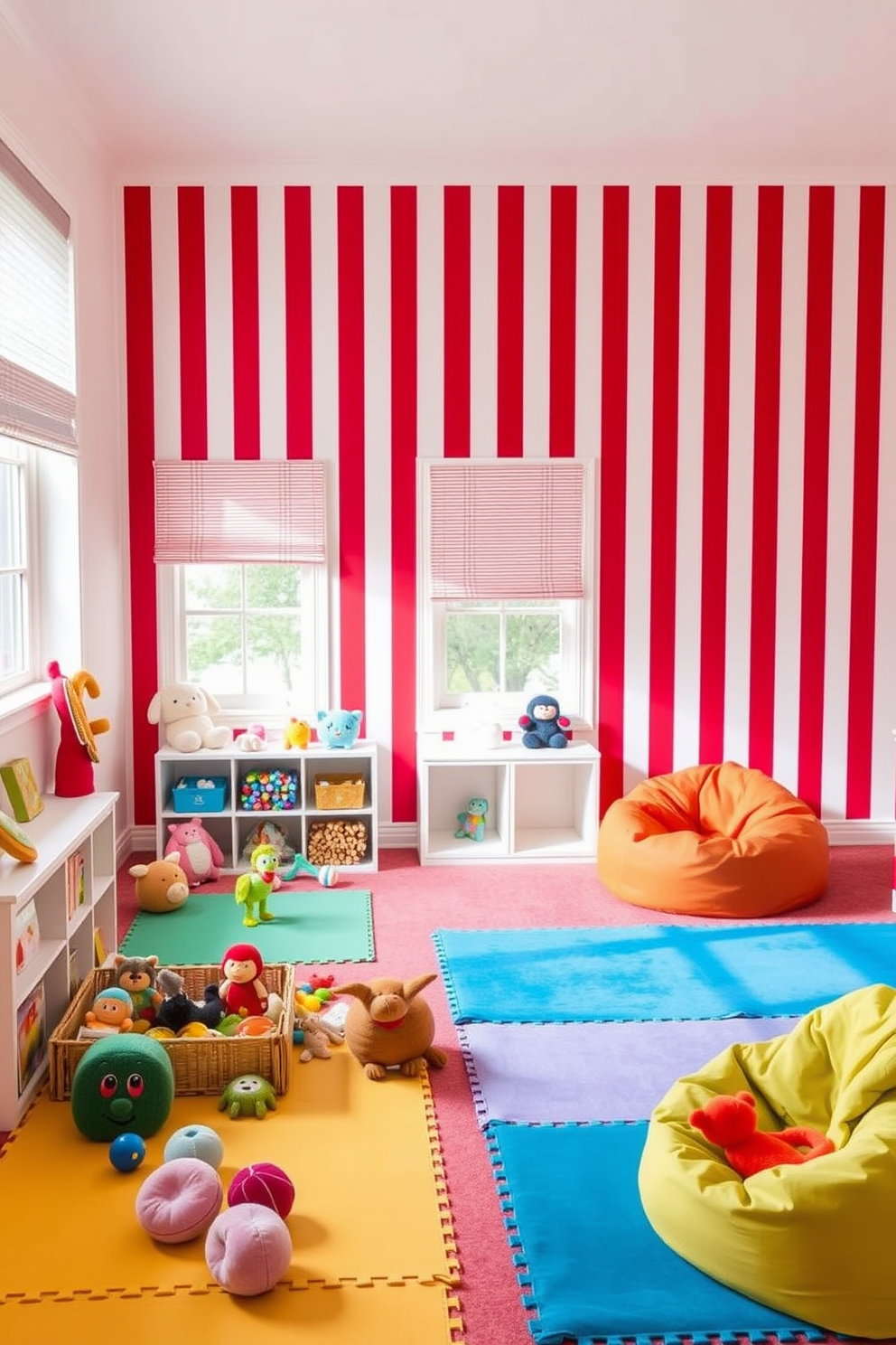 Red Playroom Design Ideas 14