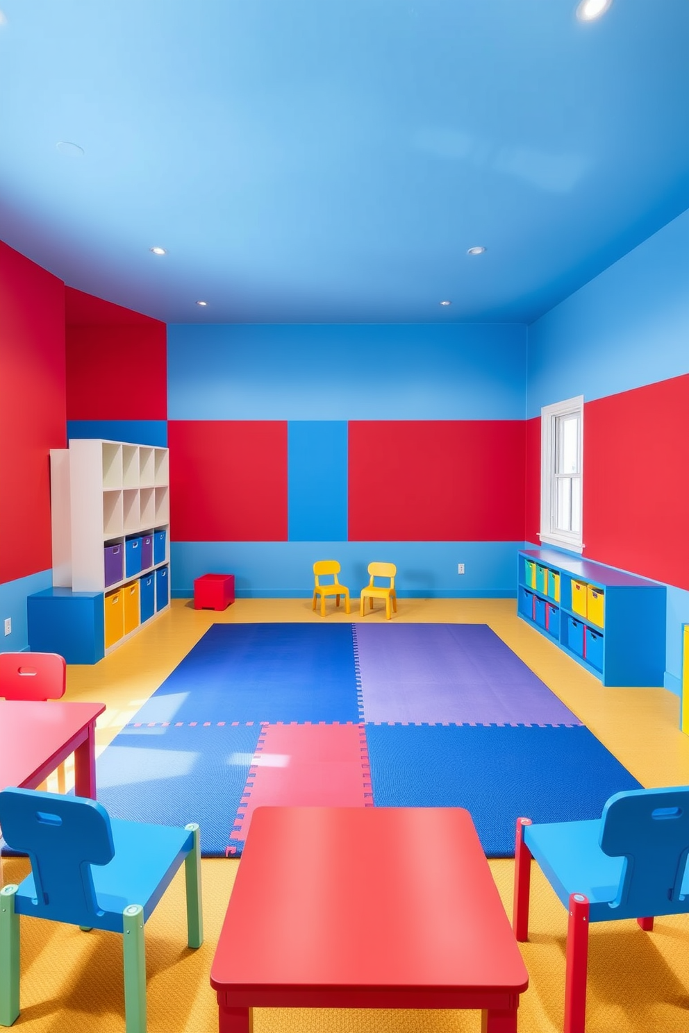 Red Playroom Design Ideas 18