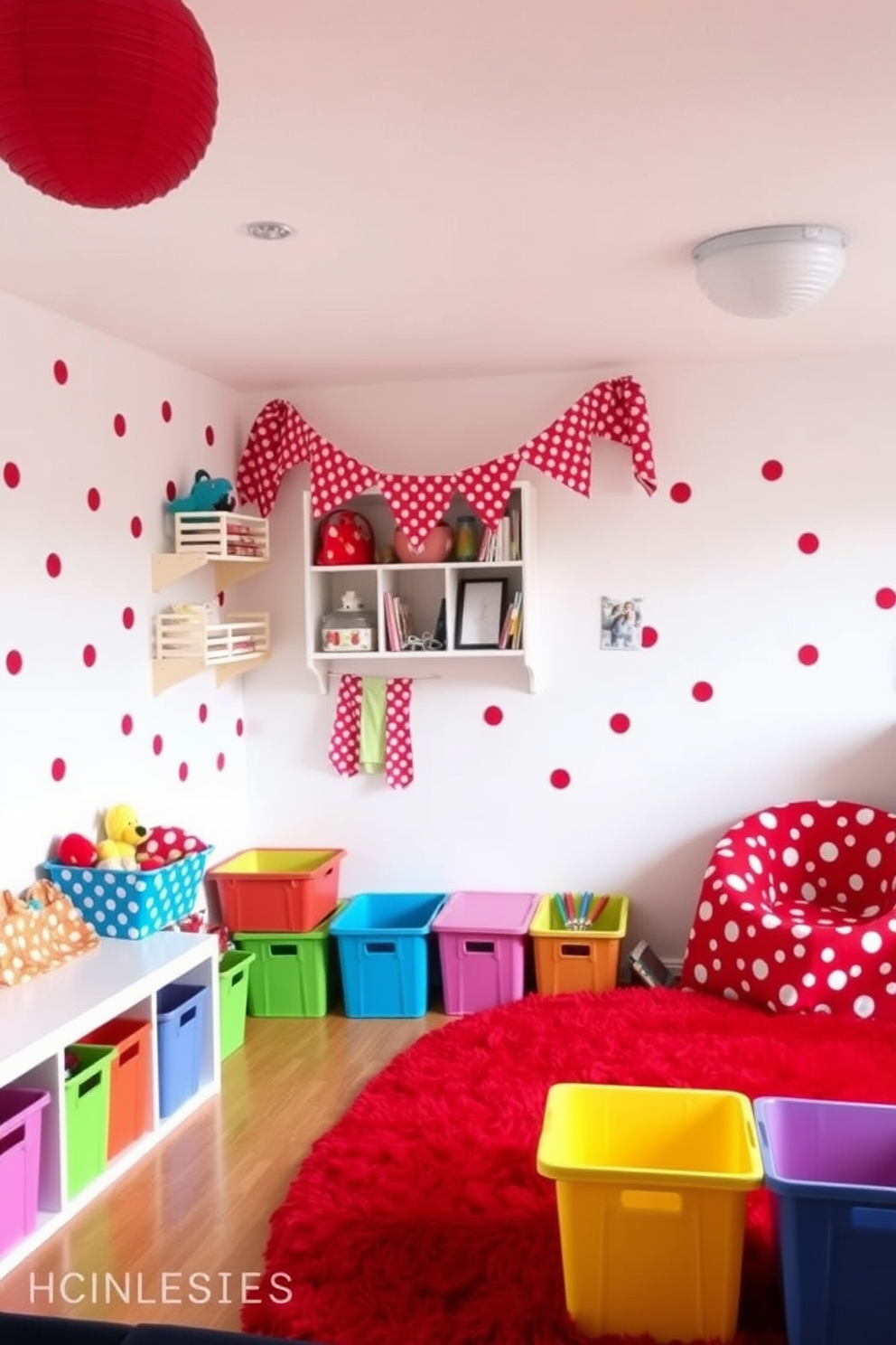 Red Playroom Design Ideas 24