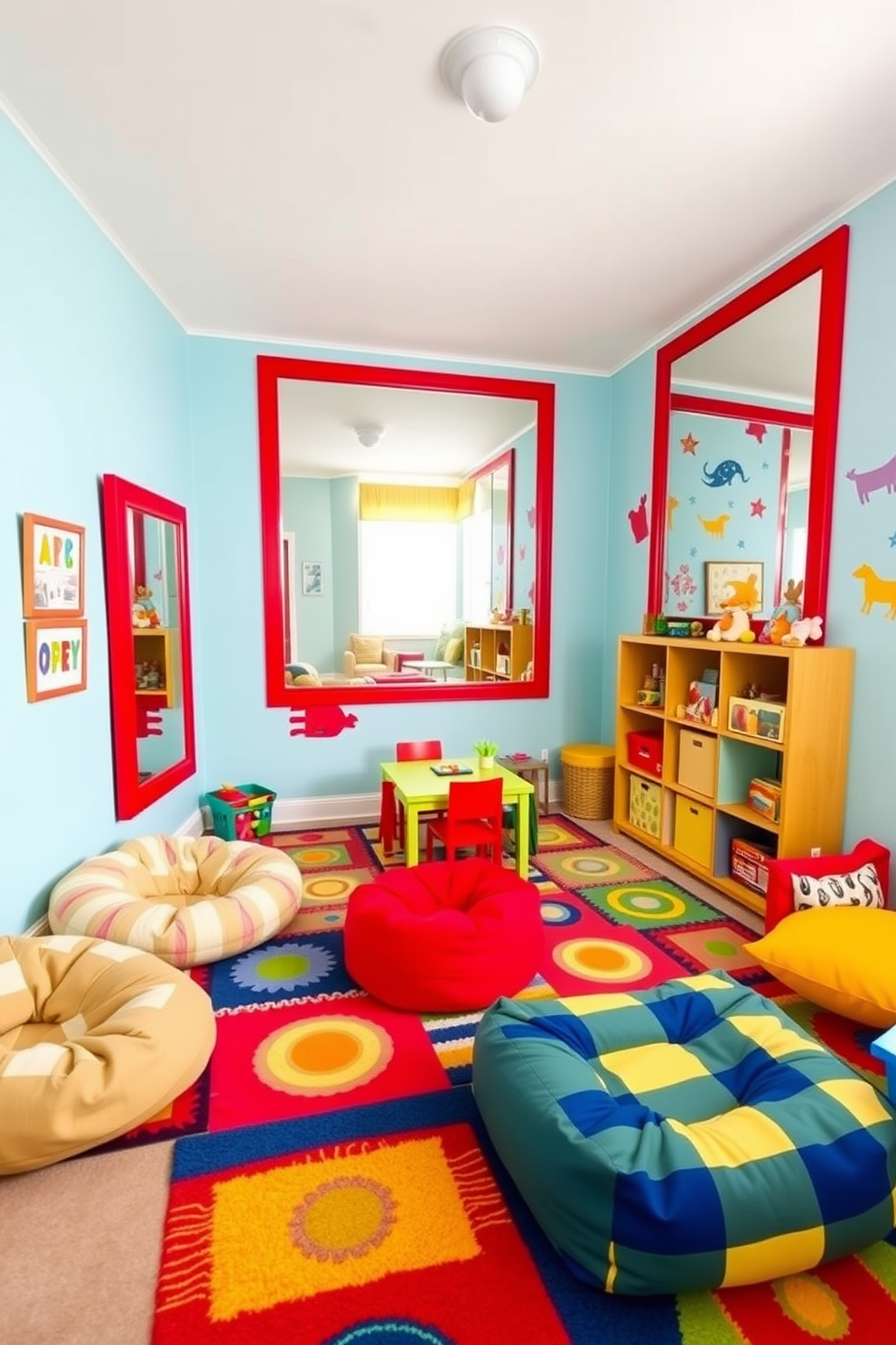 Red Playroom Design Ideas 27