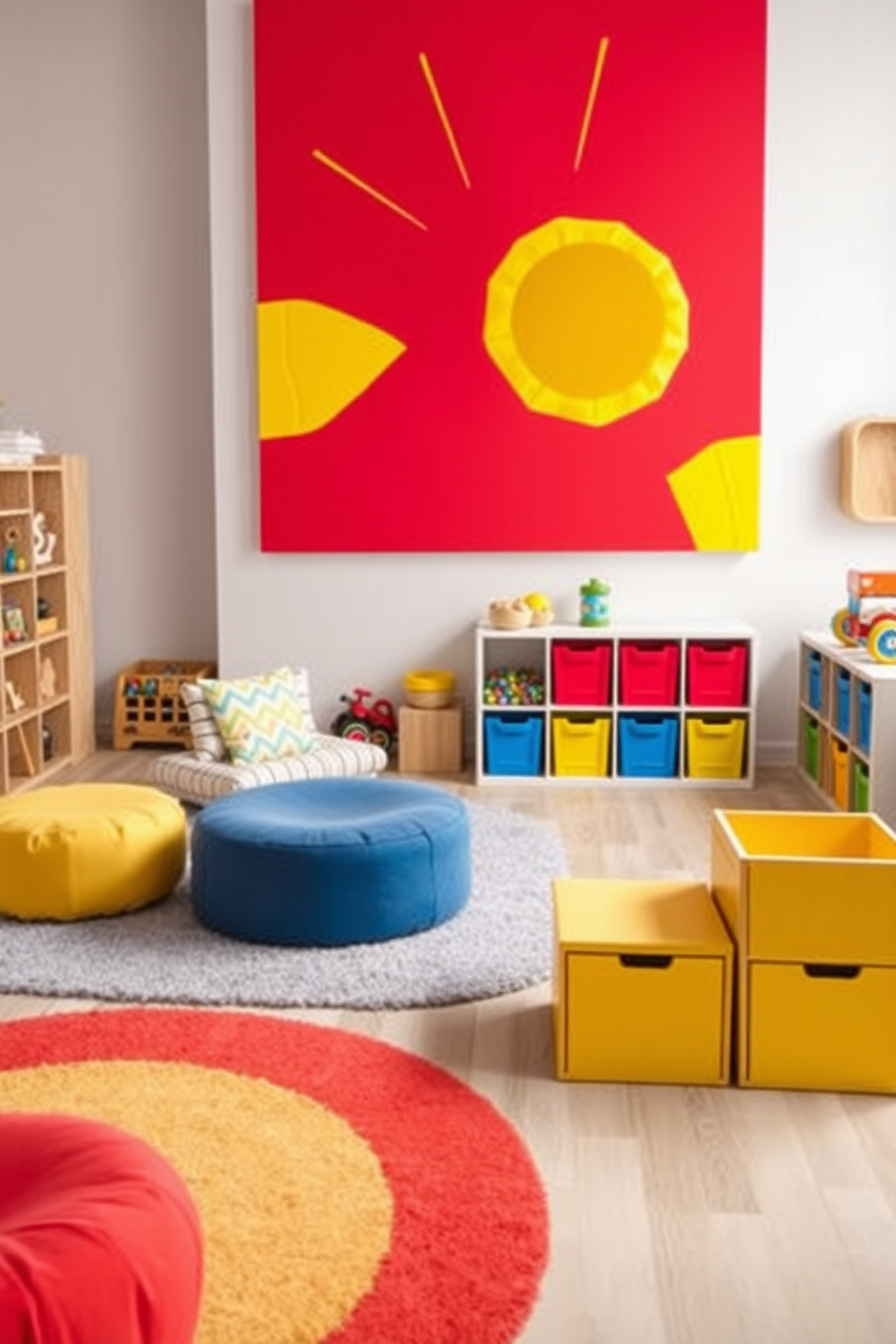 Red Playroom Design Ideas 28