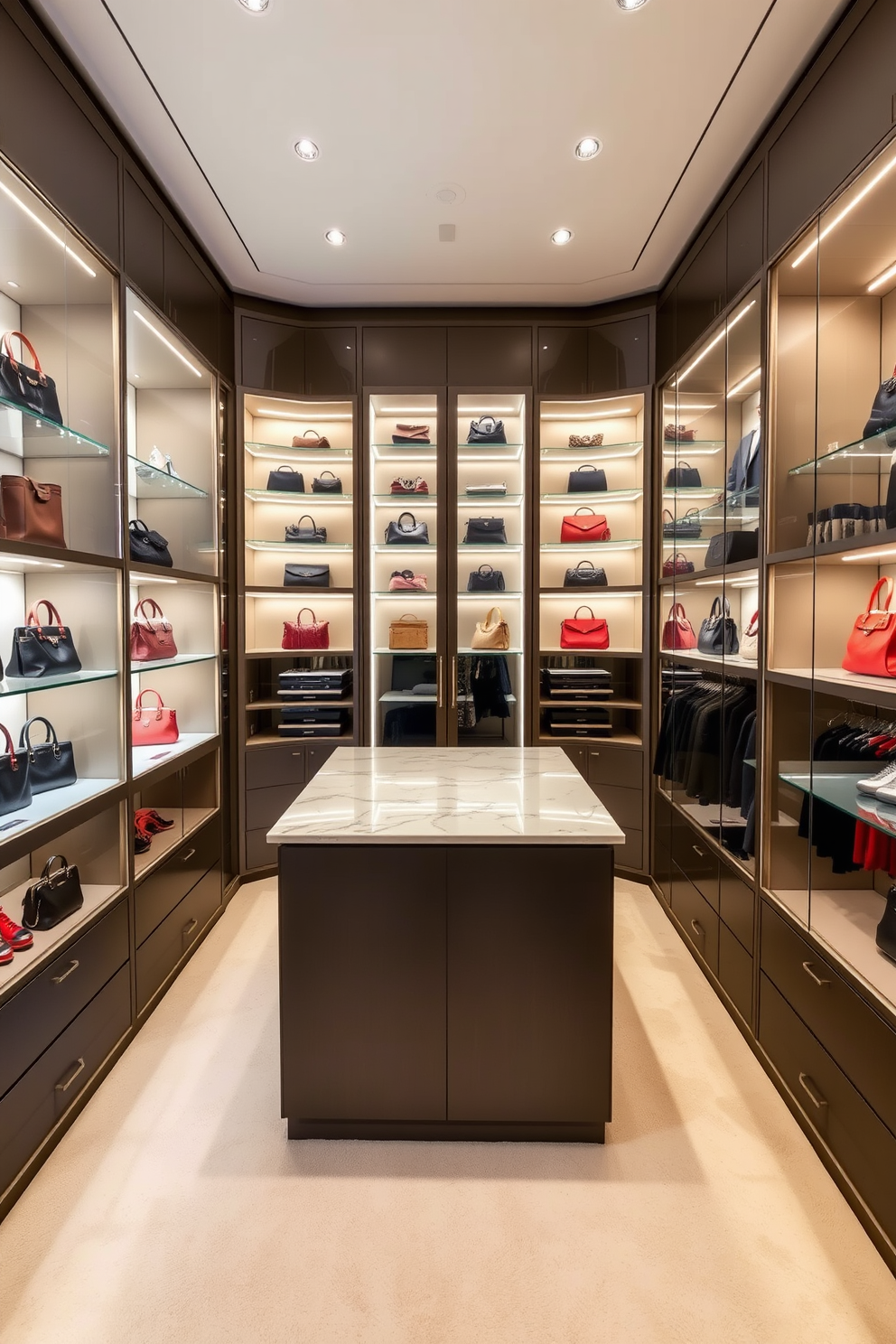 Red Walk In Closet Design Ideas 16