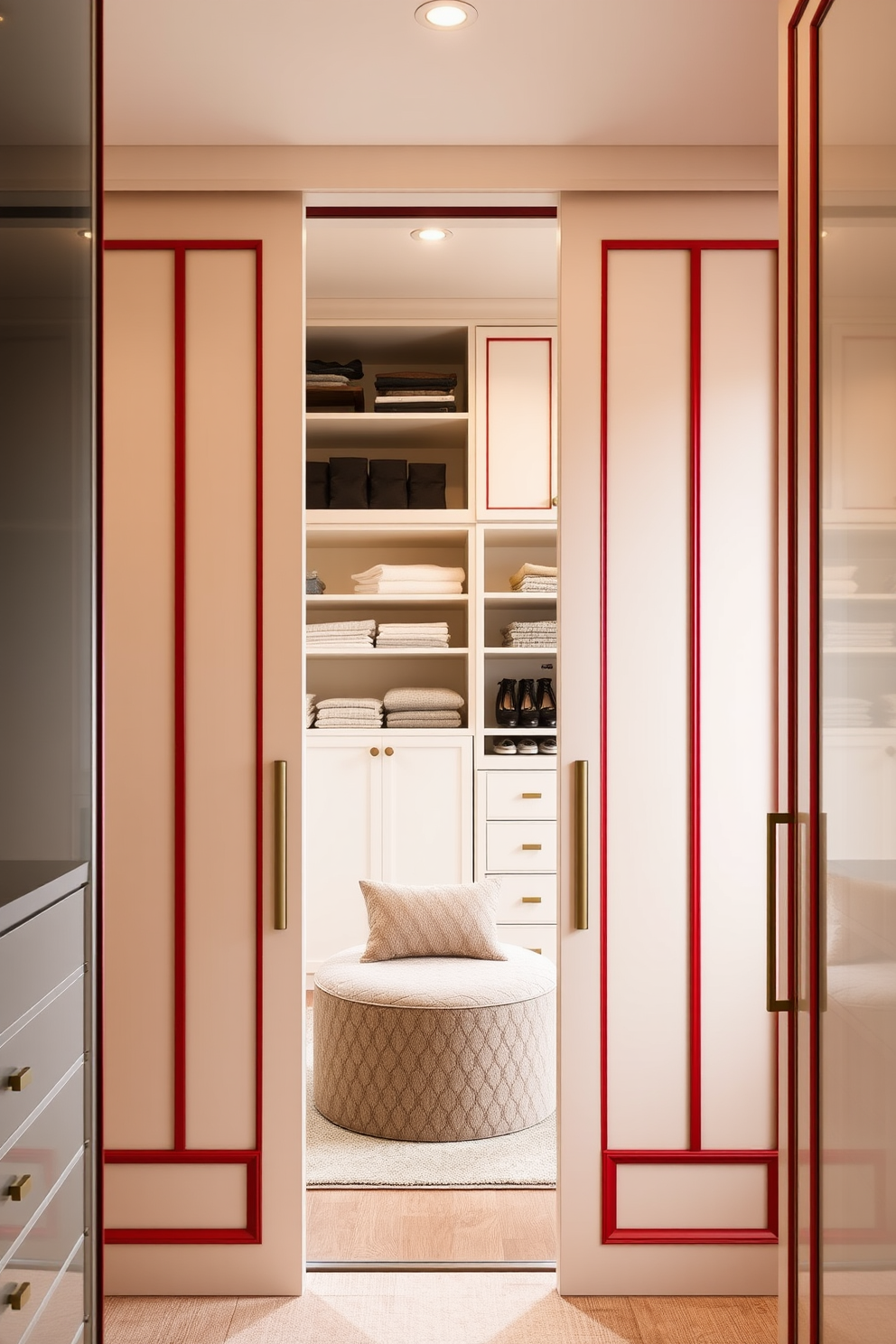 Red Walk In Closet Design Ideas 17