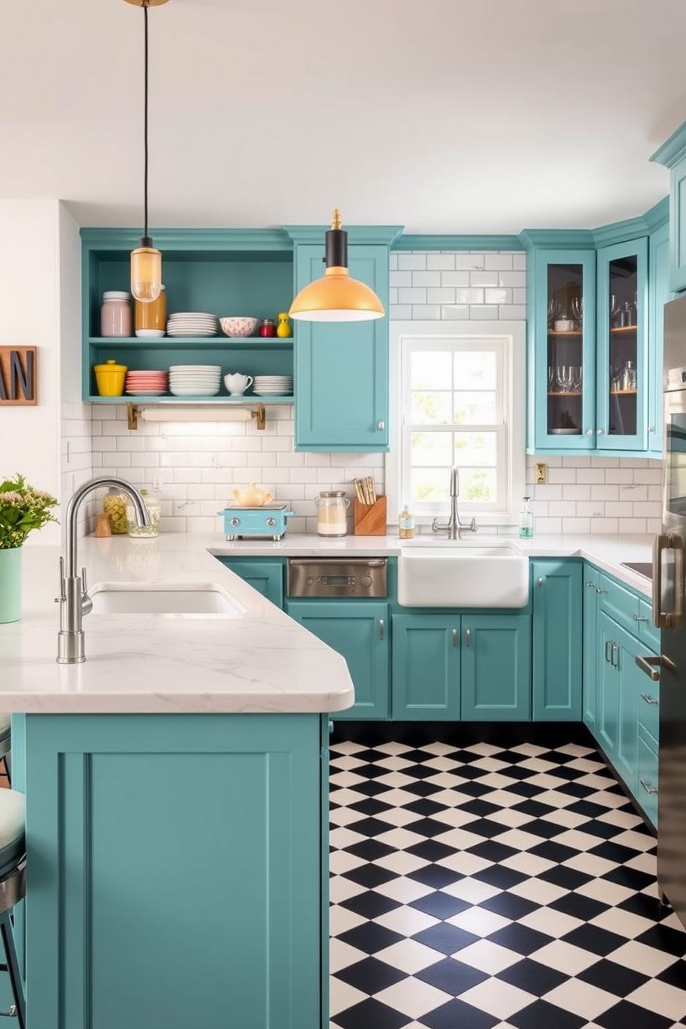 Retro Kitchen Design Ideas 29