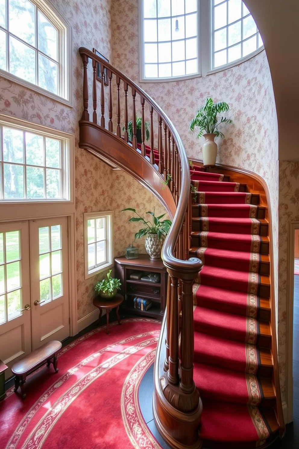 Retro Staircase Design Ideas 19