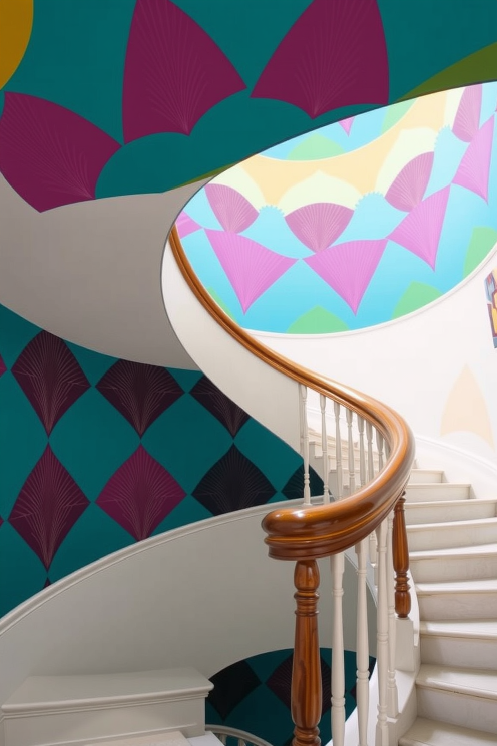 Retro Staircase Design Ideas 4