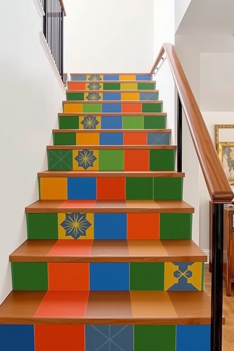 Retro Staircase Design Ideas 5