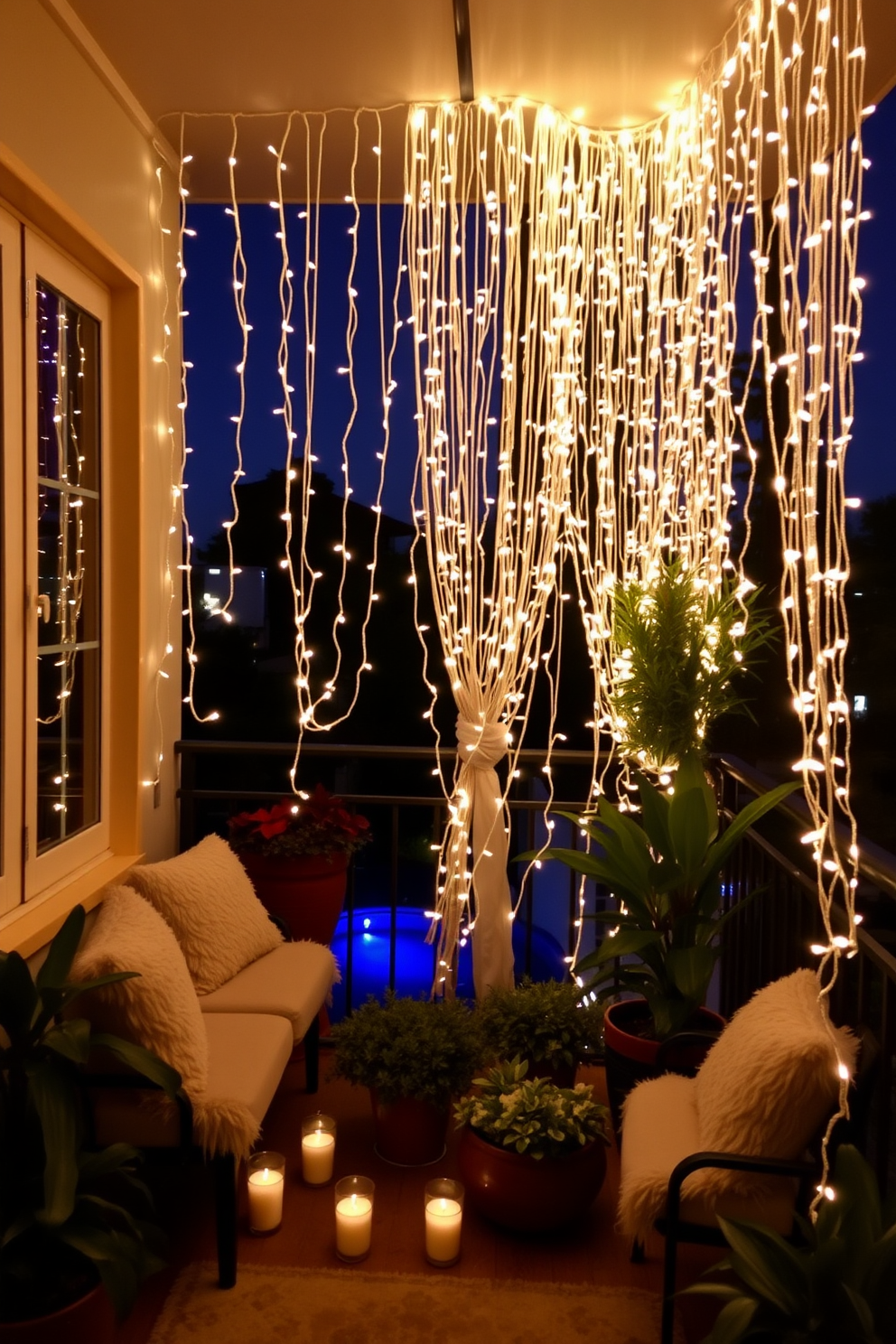 Romantic Balcony Valentines Day Decorating Ideas 15