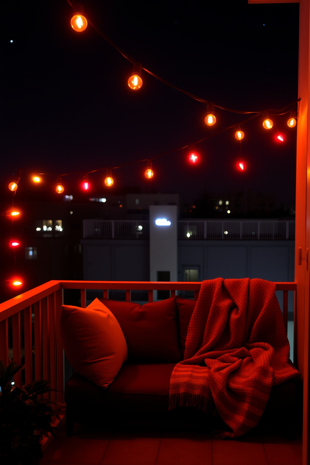 Romantic Balcony Valentines Day Decorating Ideas 26