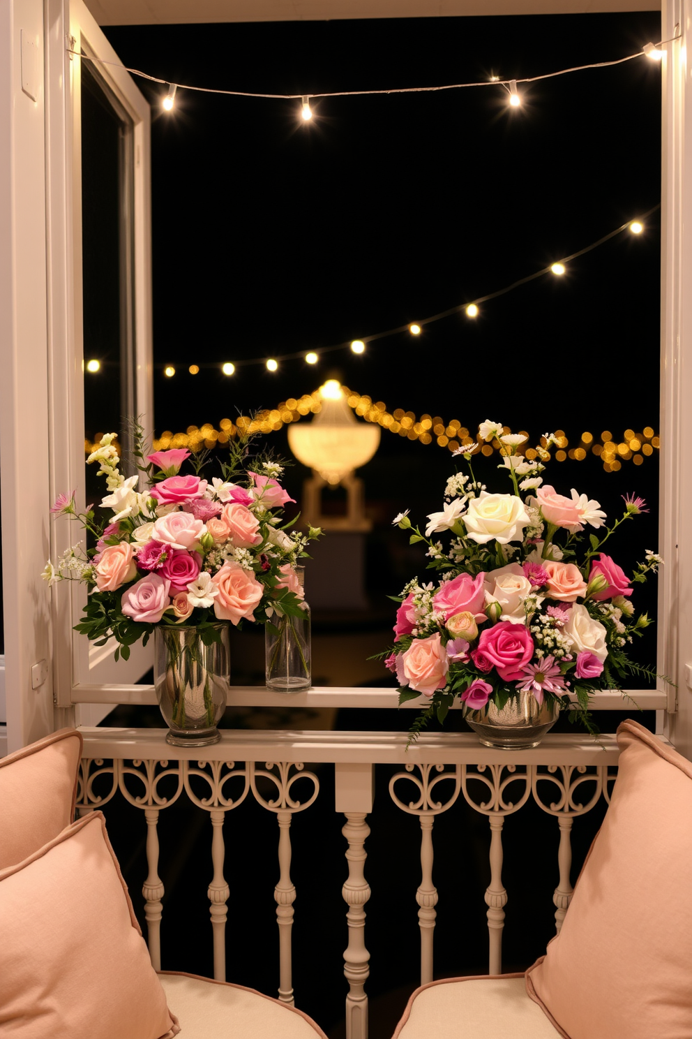 Romantic Balcony Valentines Day Decorating Ideas 5