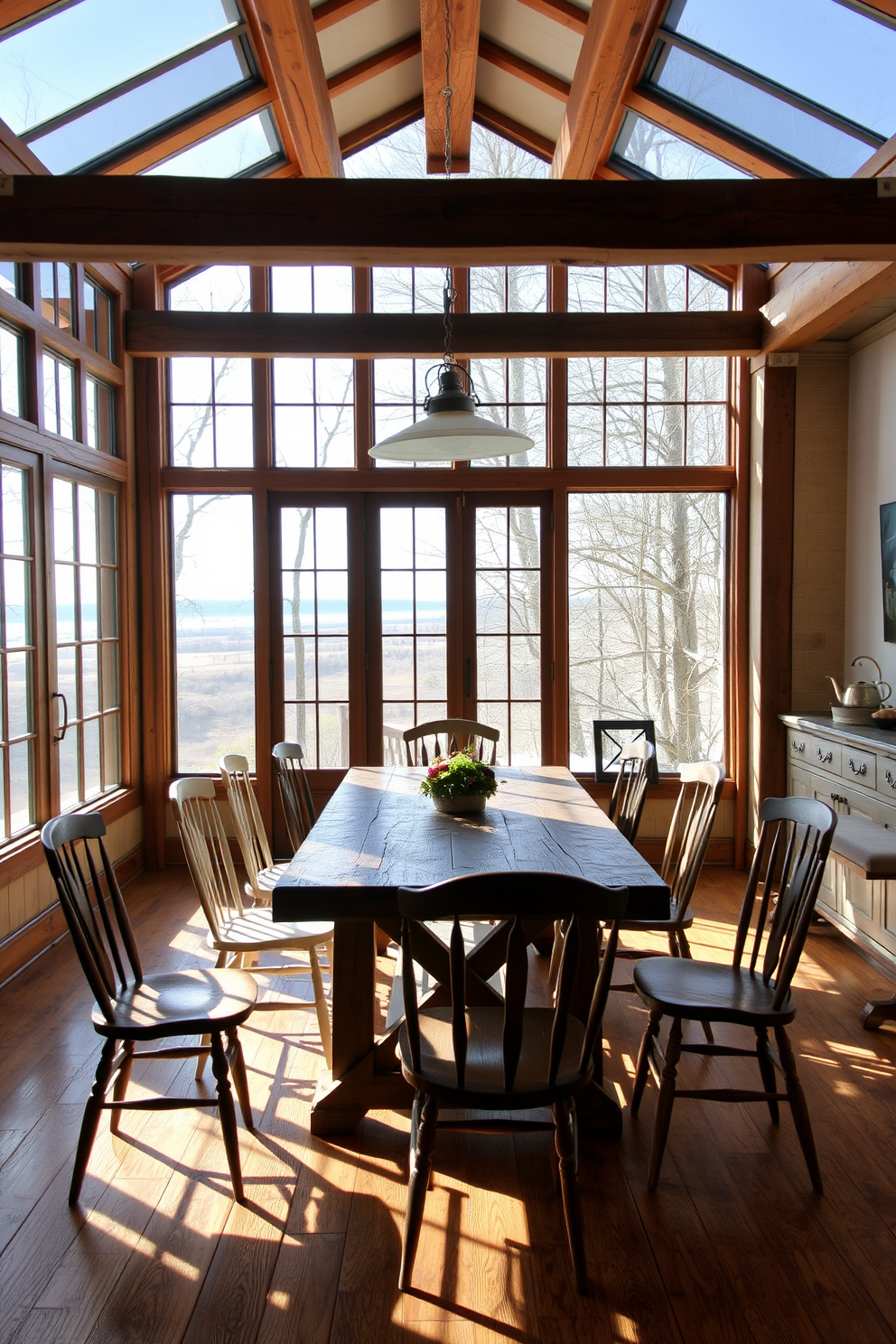 Rustic Dining Room Design Ideas 12