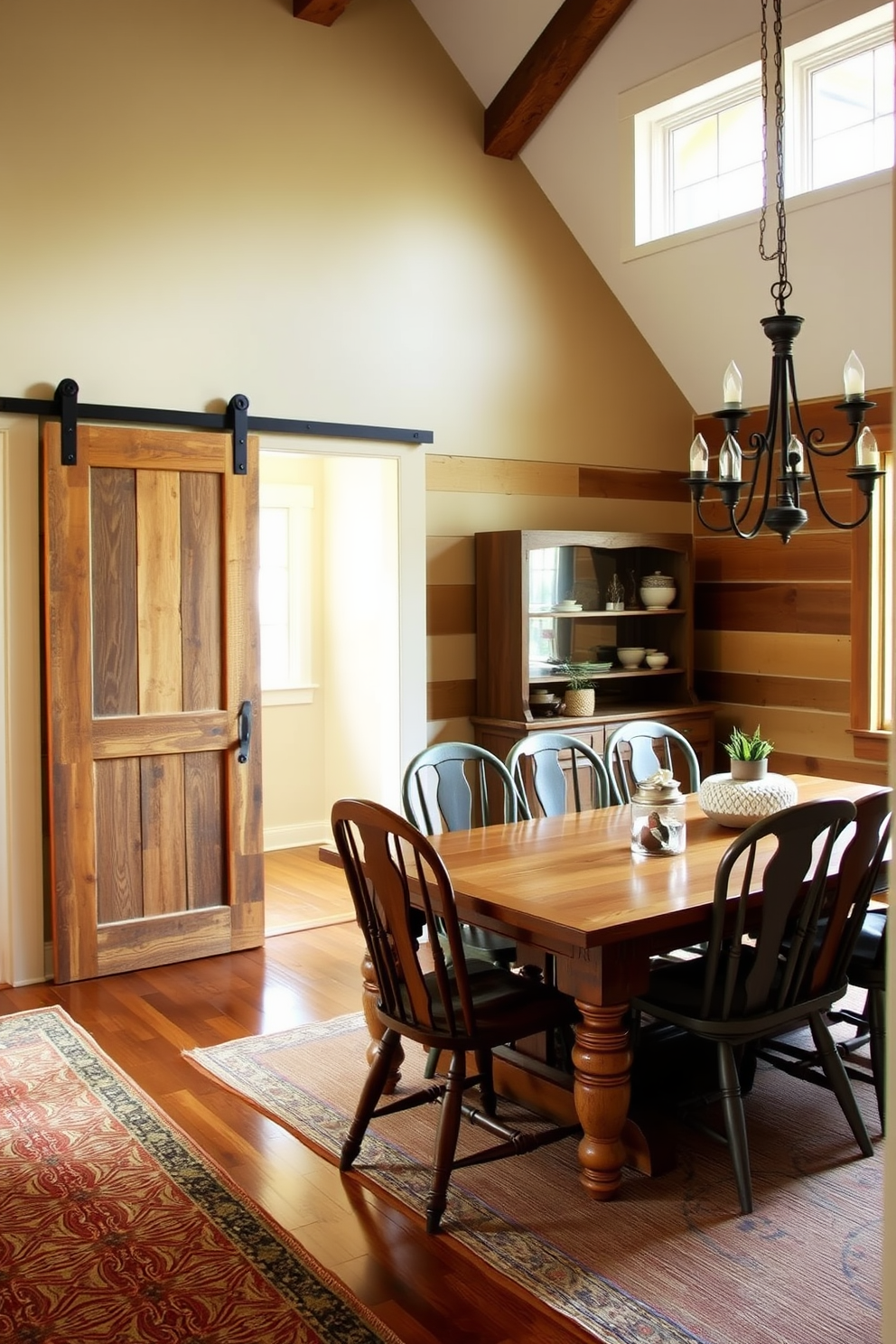 Rustic Dining Room Design Ideas 23