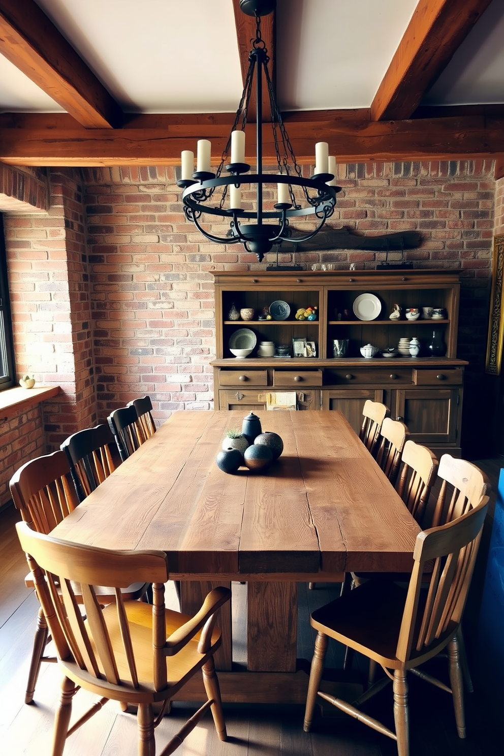 Rustic Dining Room Design Ideas 27