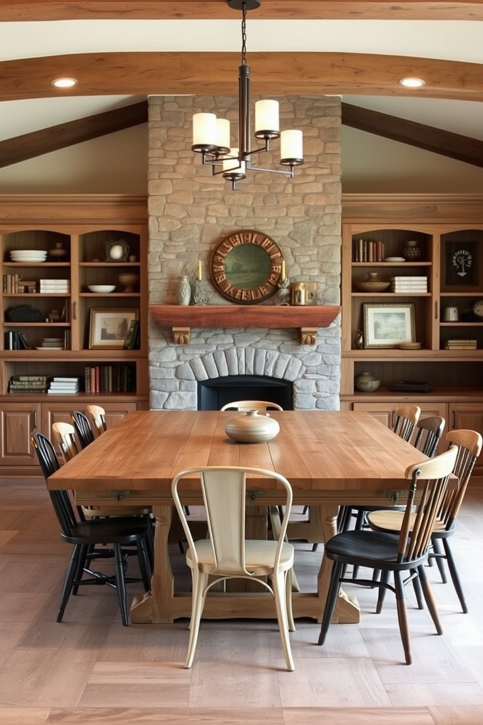 Rustic Dining Room Design Ideas 5