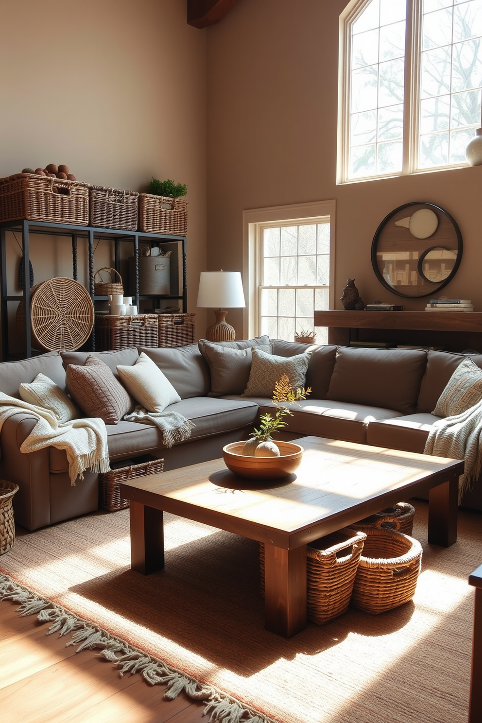 Rustic Family Room Design Ideas 15