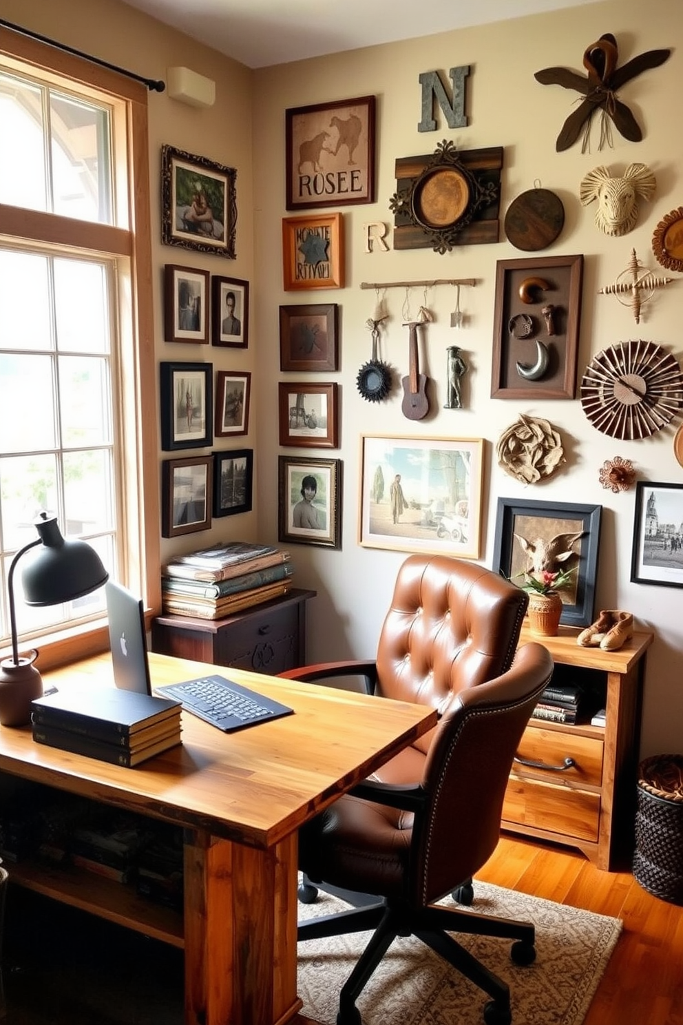 Rustic Home Office Design Ideas 23