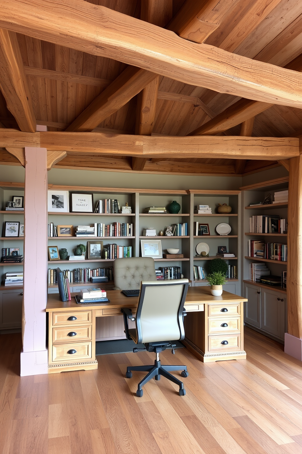 Rustic Home Office Design Ideas 26