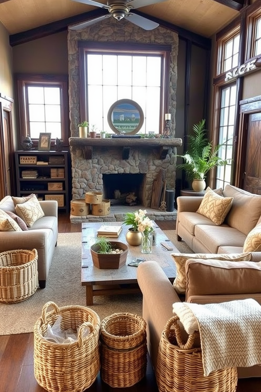 Rustic Living Room Design Ideas 15