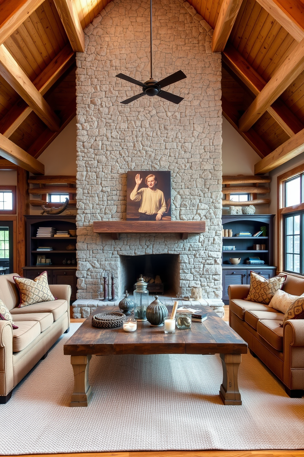 Rustic Living Room Design Ideas 2