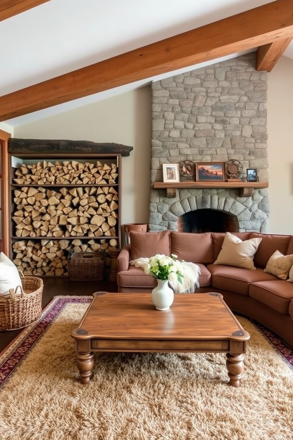 Rustic Living Room Design Ideas 24