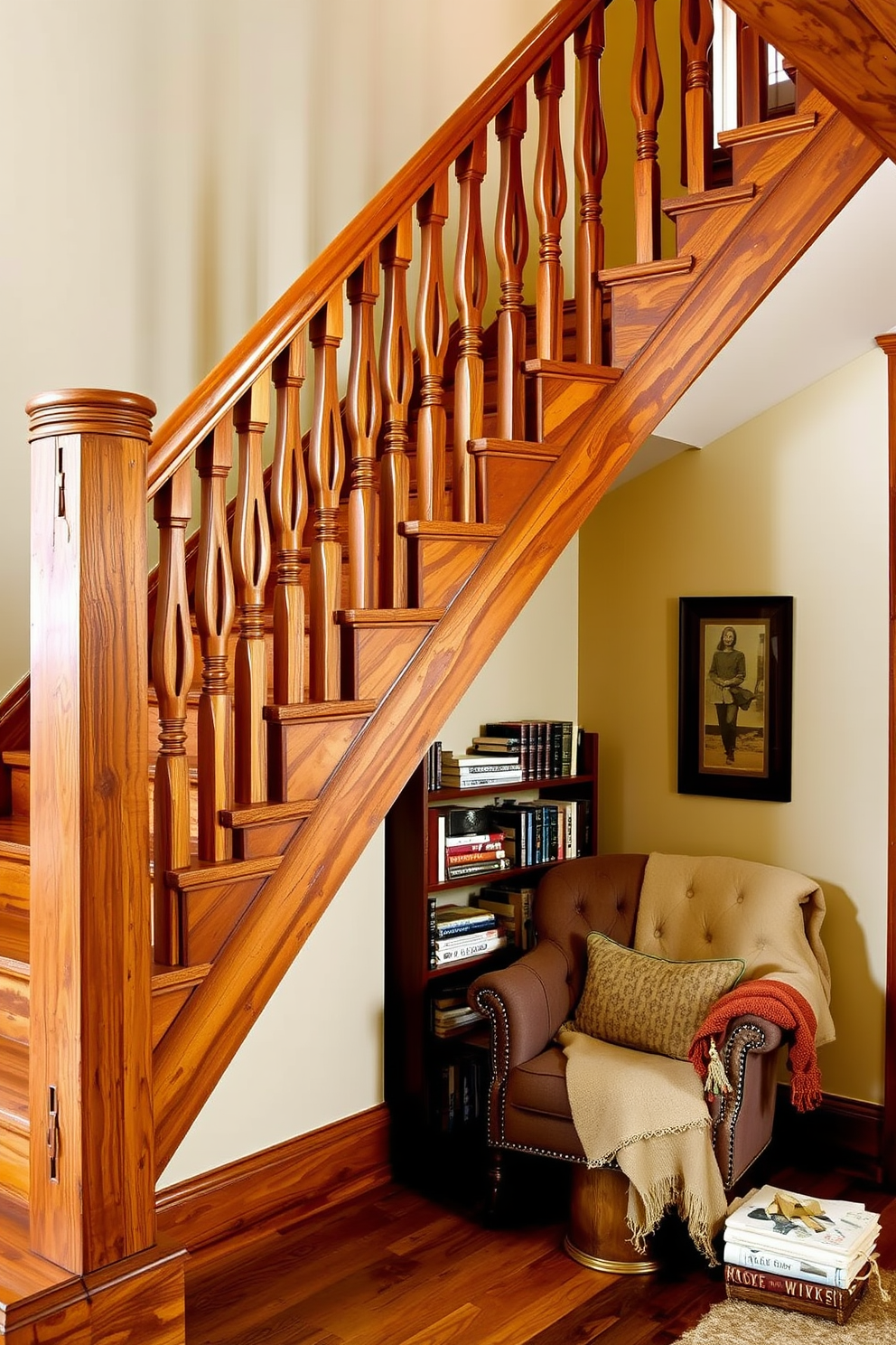 Rustic Staircase Design Ideas 30