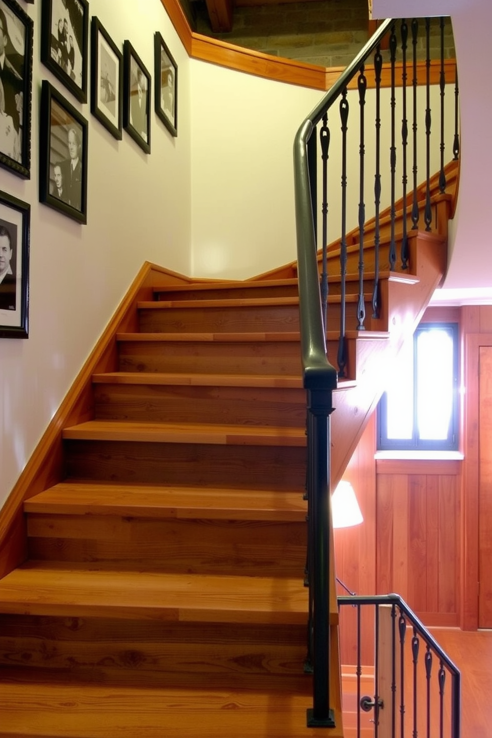 Rustic Staircase Design Ideas 8