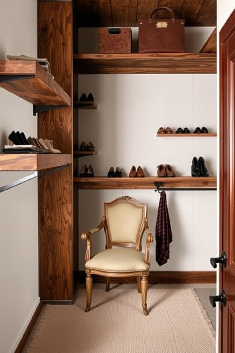 Rustic Walk In Closet Design Ideas 1