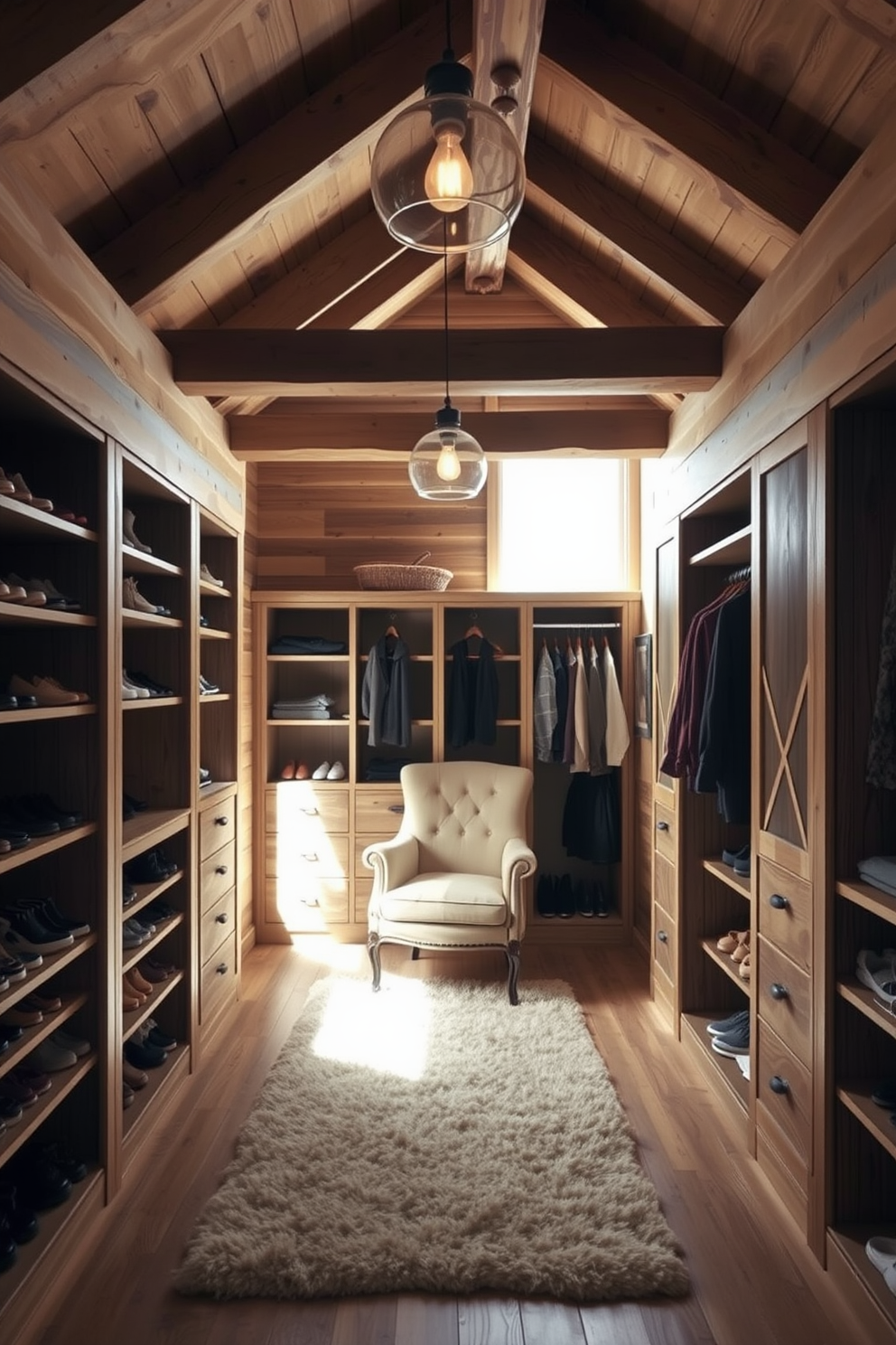 Rustic Walk In Closet Design Ideas 8