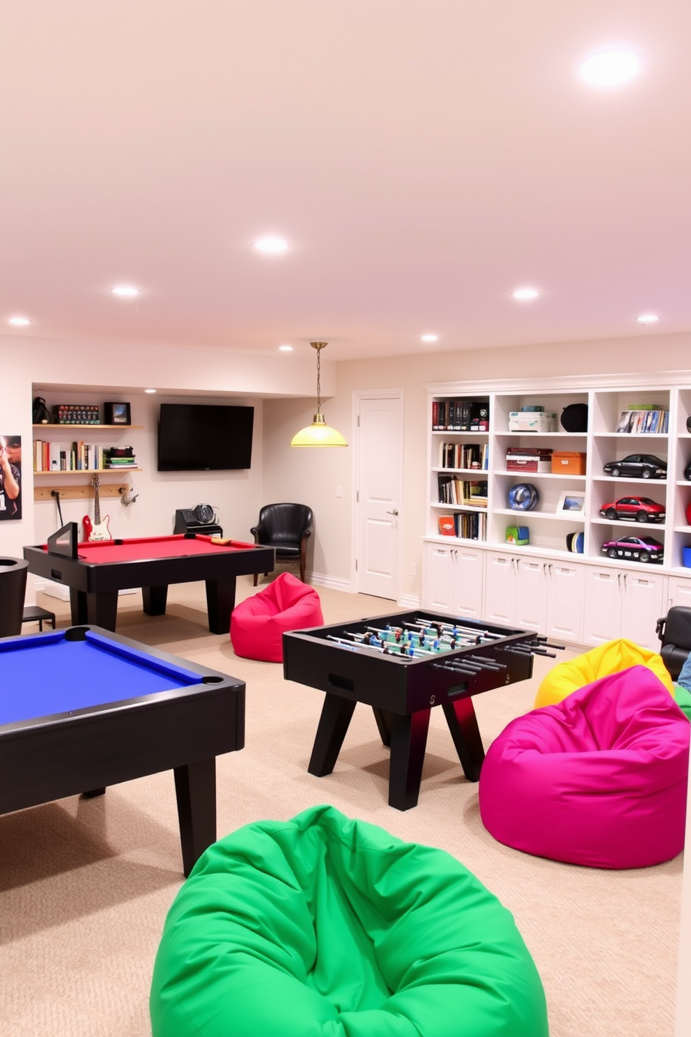 Simple Basement Design Ideas 16