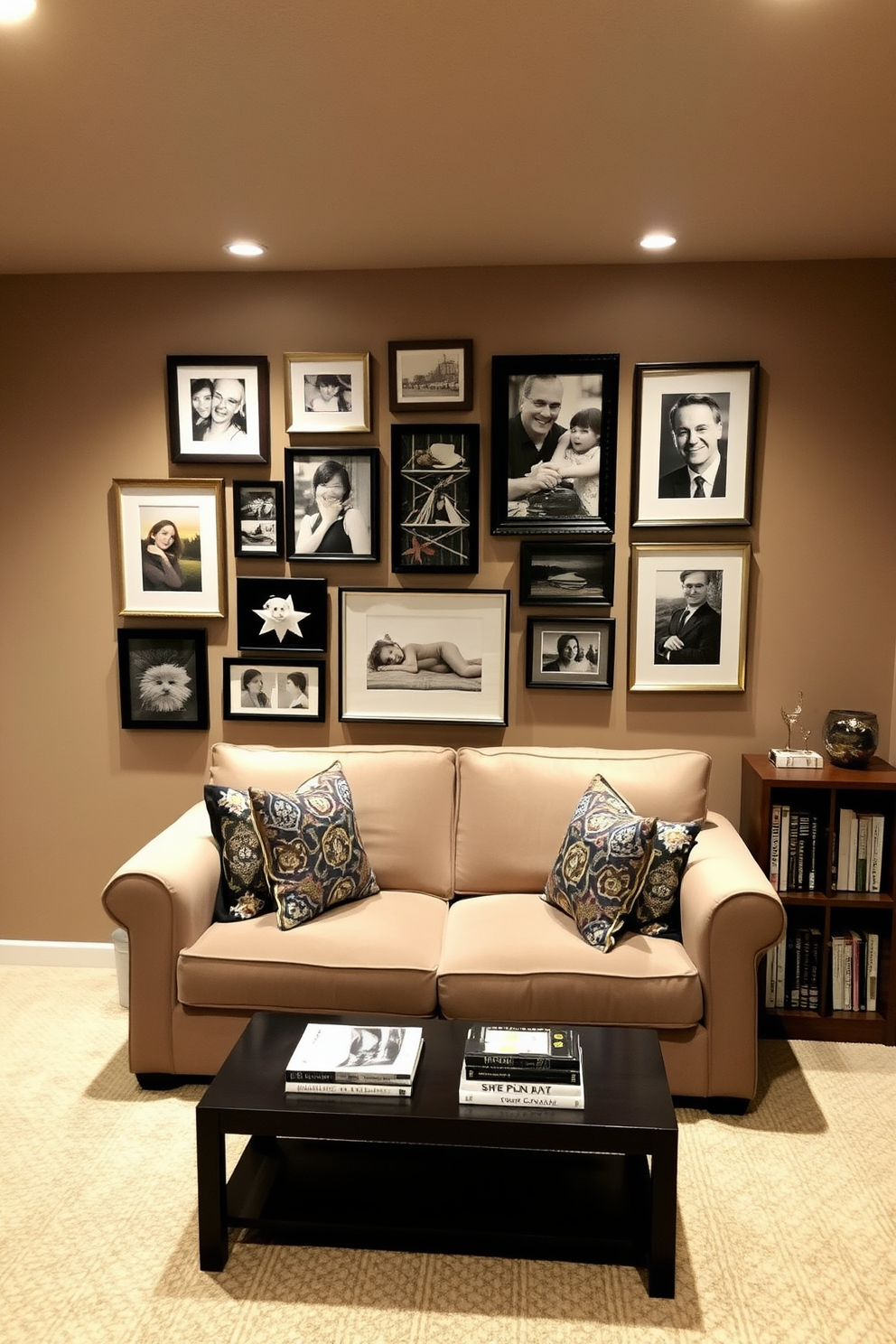 Simple Basement Design Ideas 28