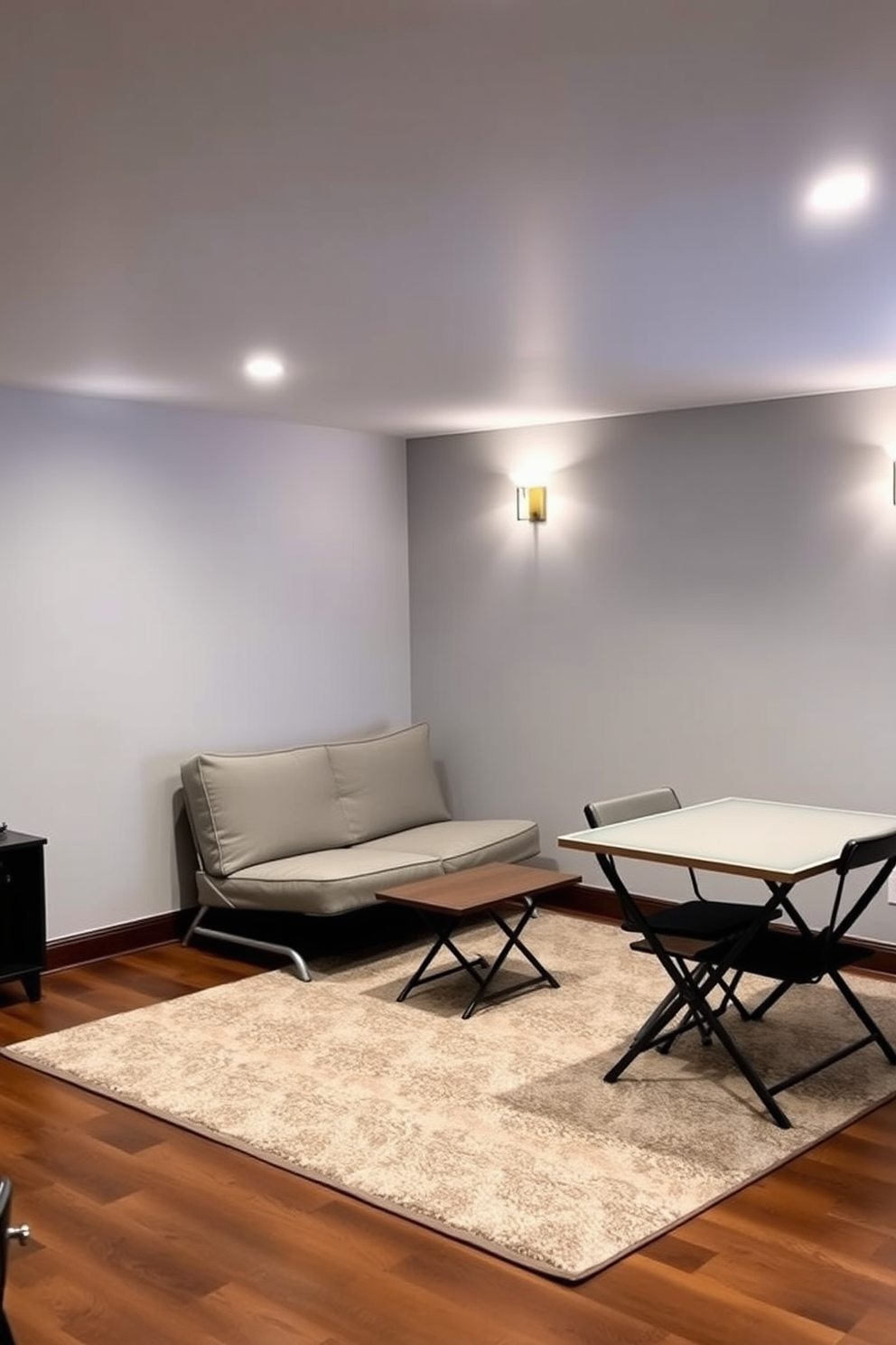 Simple Basement Design Ideas 29