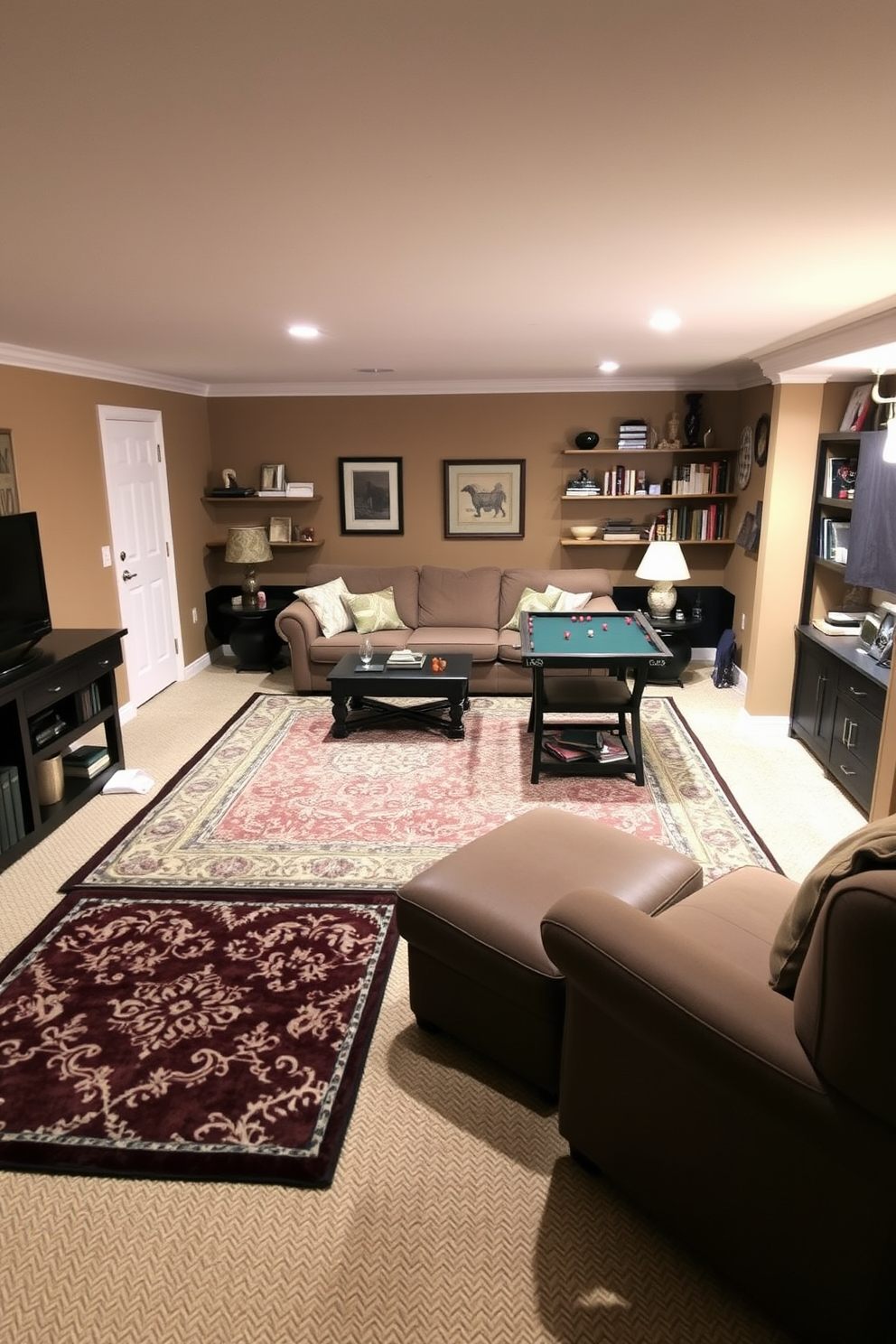 Simple Basement Design Ideas 6