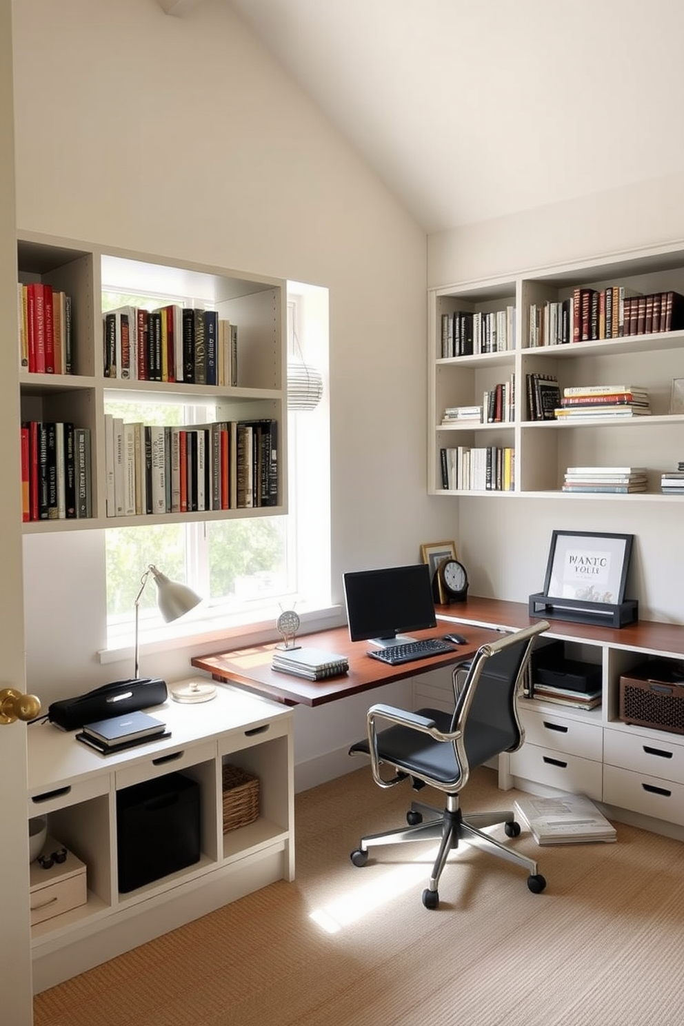 Simple Home Office Design Ideas 14