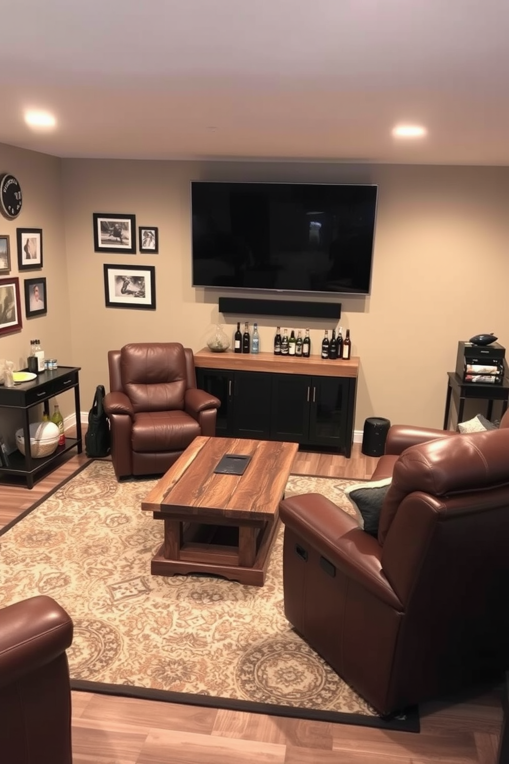 Simple Man Cave Design Ideas 1