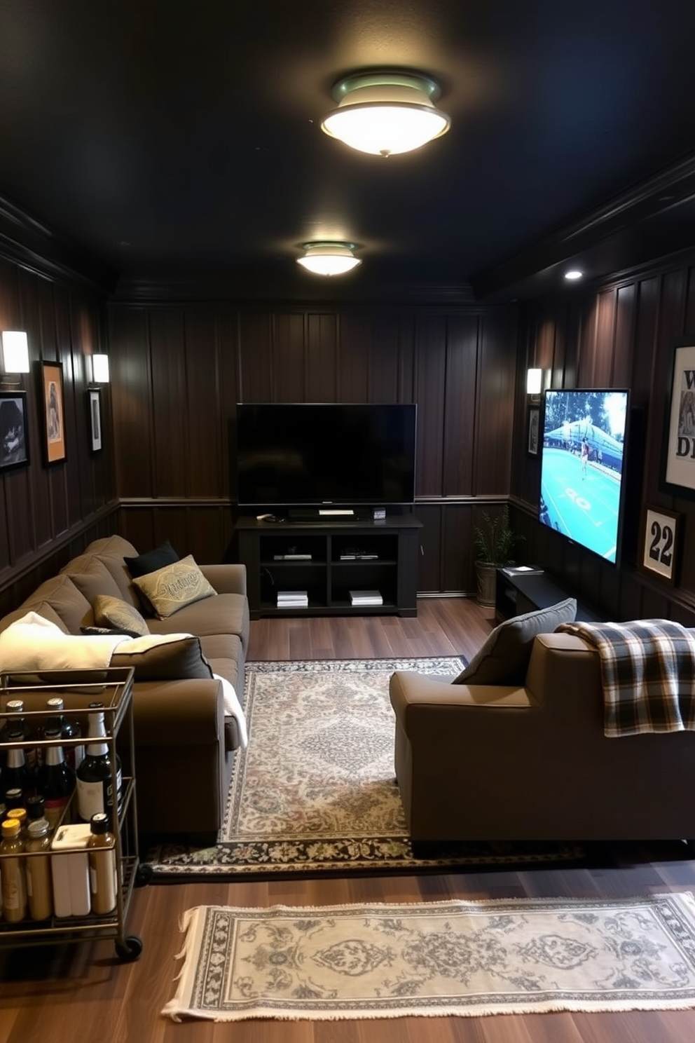 Simple Man Cave Design Ideas 7